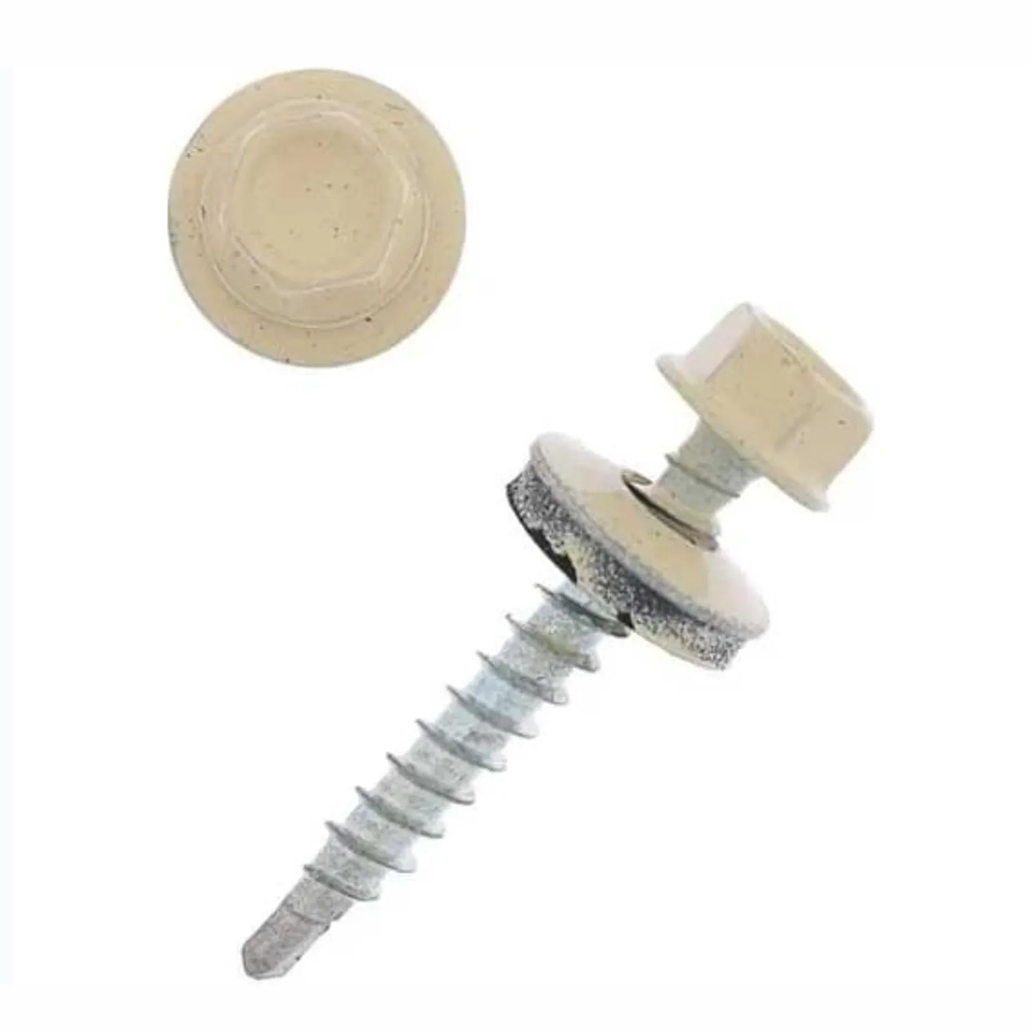 Tip-top - 1015 RAL 4,8*35 Кровельный Саморез (100-250шт) СВ. Слоновая Кость