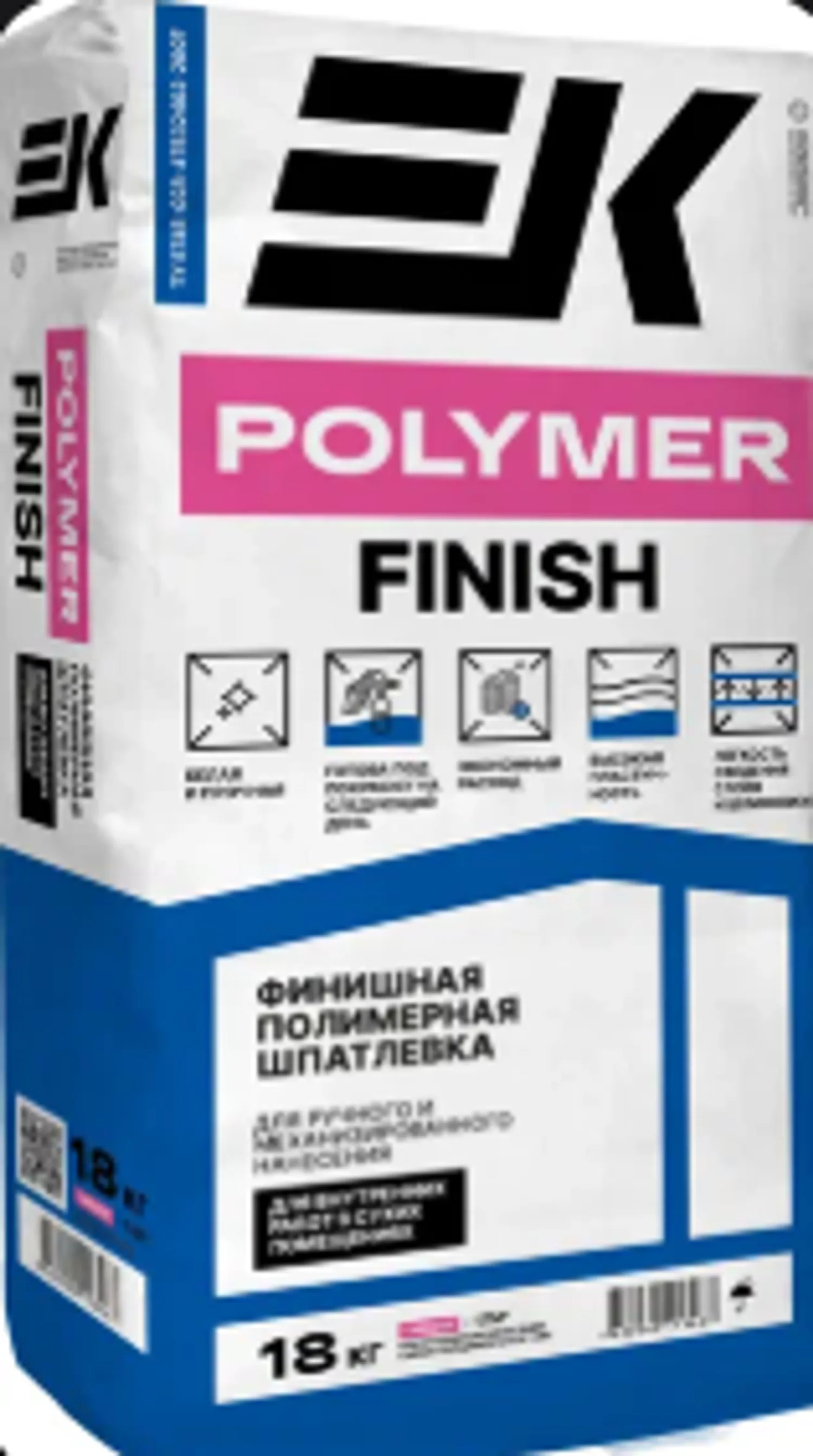 Tip-top - ЕК POLYMER FINISH финишная полимерная шпатлевка 18кг