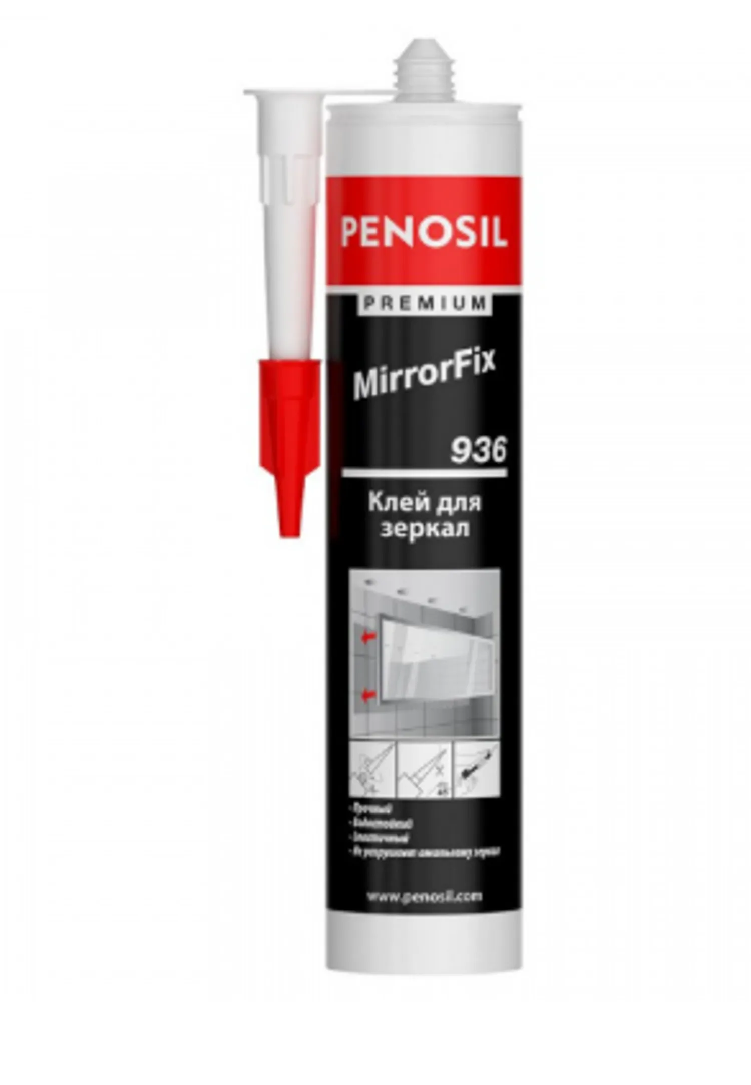 Tip-top - PENOSIL Premium MirrorFix 936 клей для зеркал бежевый 290 мл