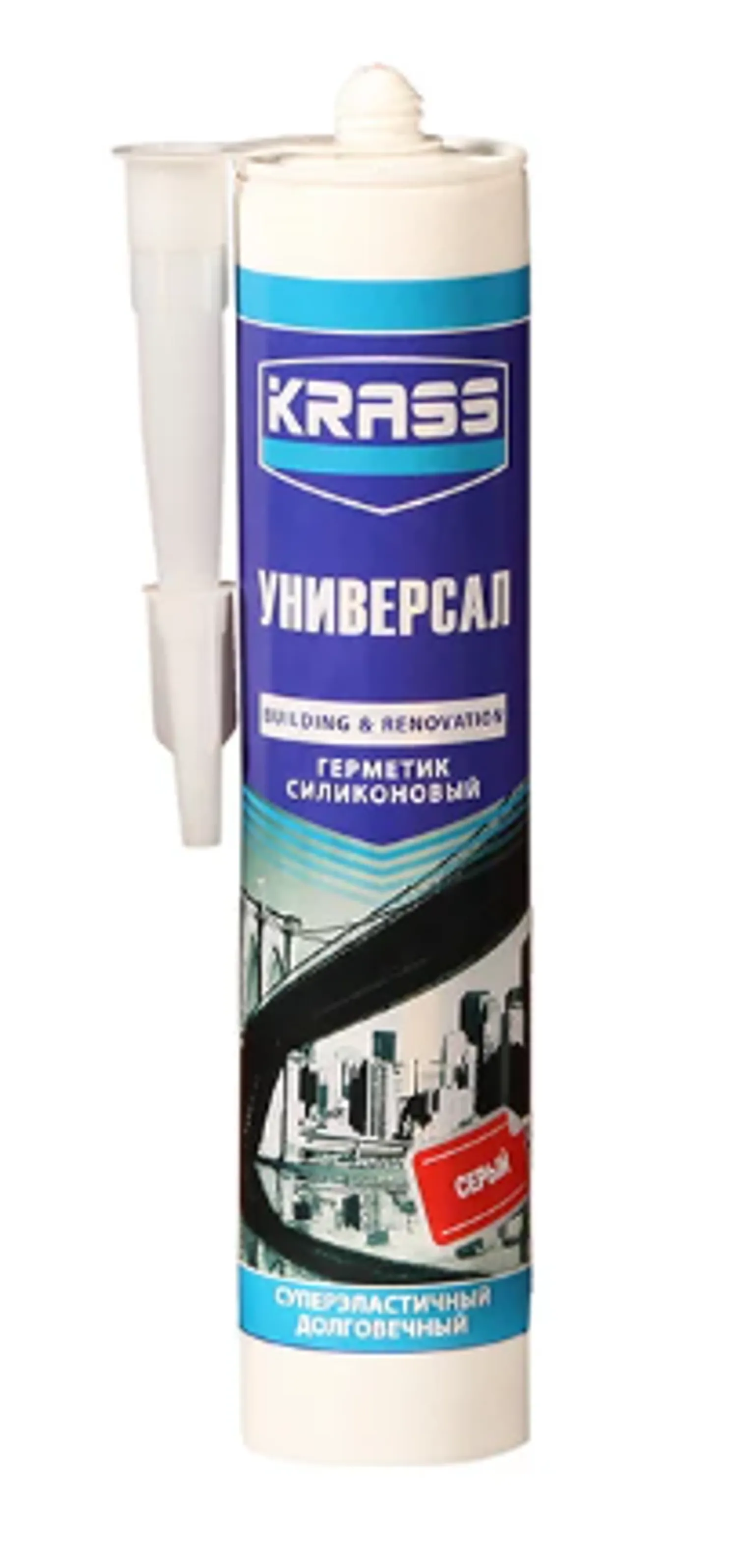 Tip-top - Красс герметик универ. серый 300гр