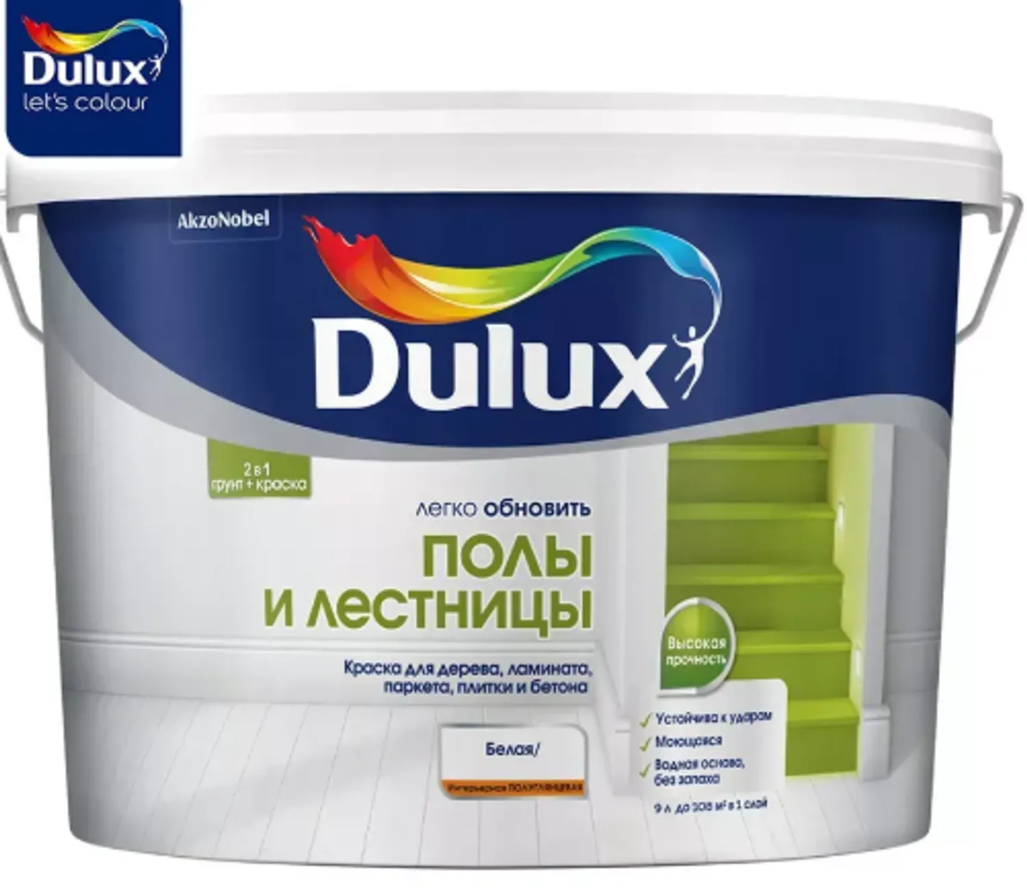 Tip-top - Краска-грунт Luxium Полы и лестницы BW 9 л 50035260