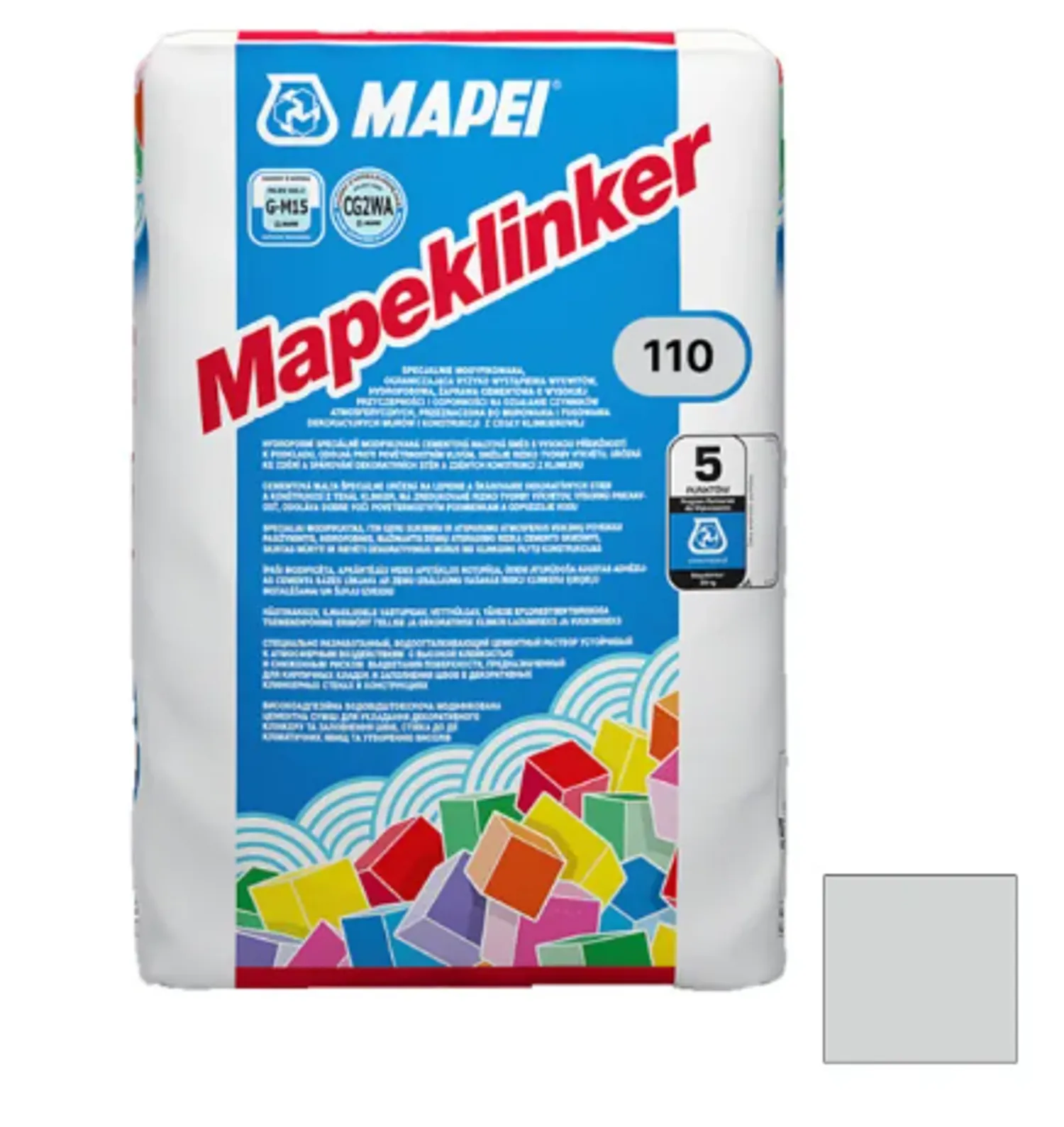 Tip-top - МАПЕЙ MAPECLINKER 110 МАНХЭТТЕН 25кг Специальный модифиц.цветной раств