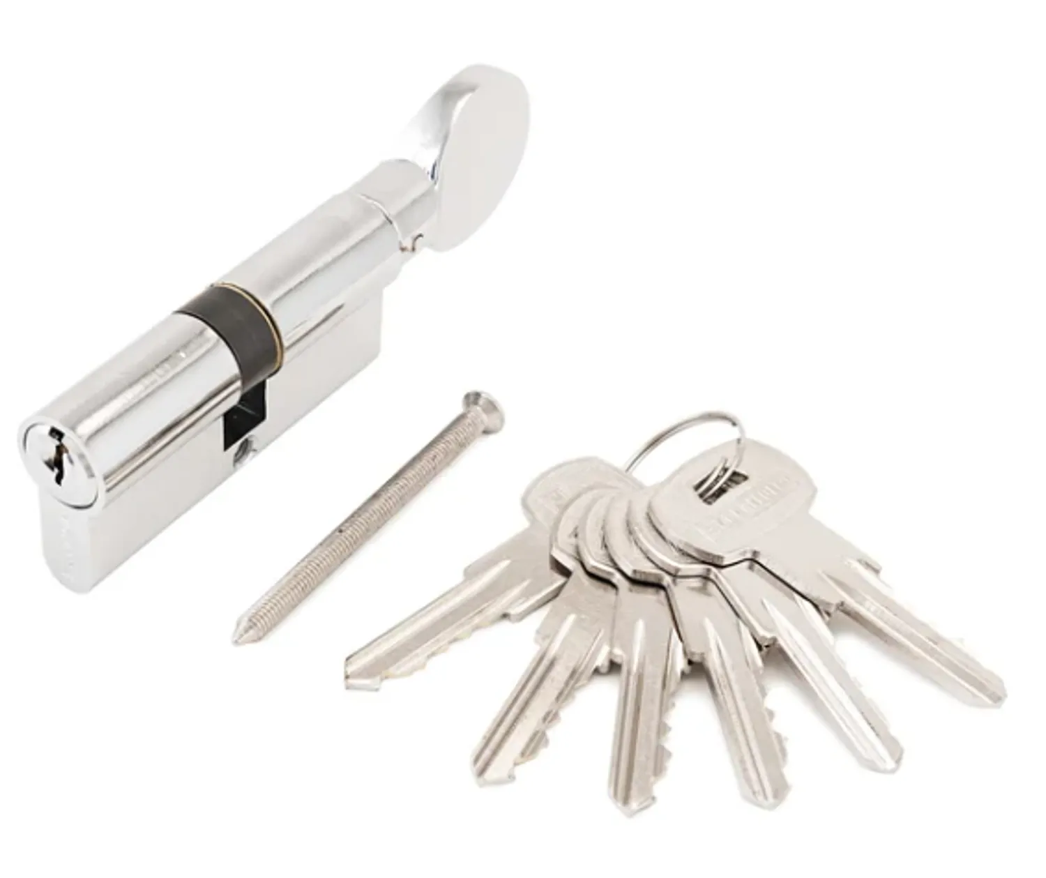 Tip-top - АЛЛЮР Механизм цилиндр.AG 70-6K CP ключ/защ хром 52107-70-2 (1270)