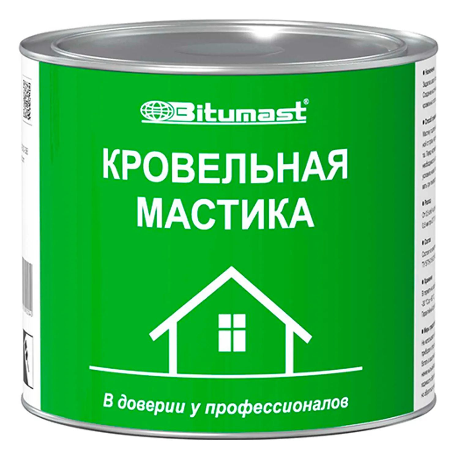 Tip-top - БИТУМНАЯ Мастика BITUMAST Кровельная 2л