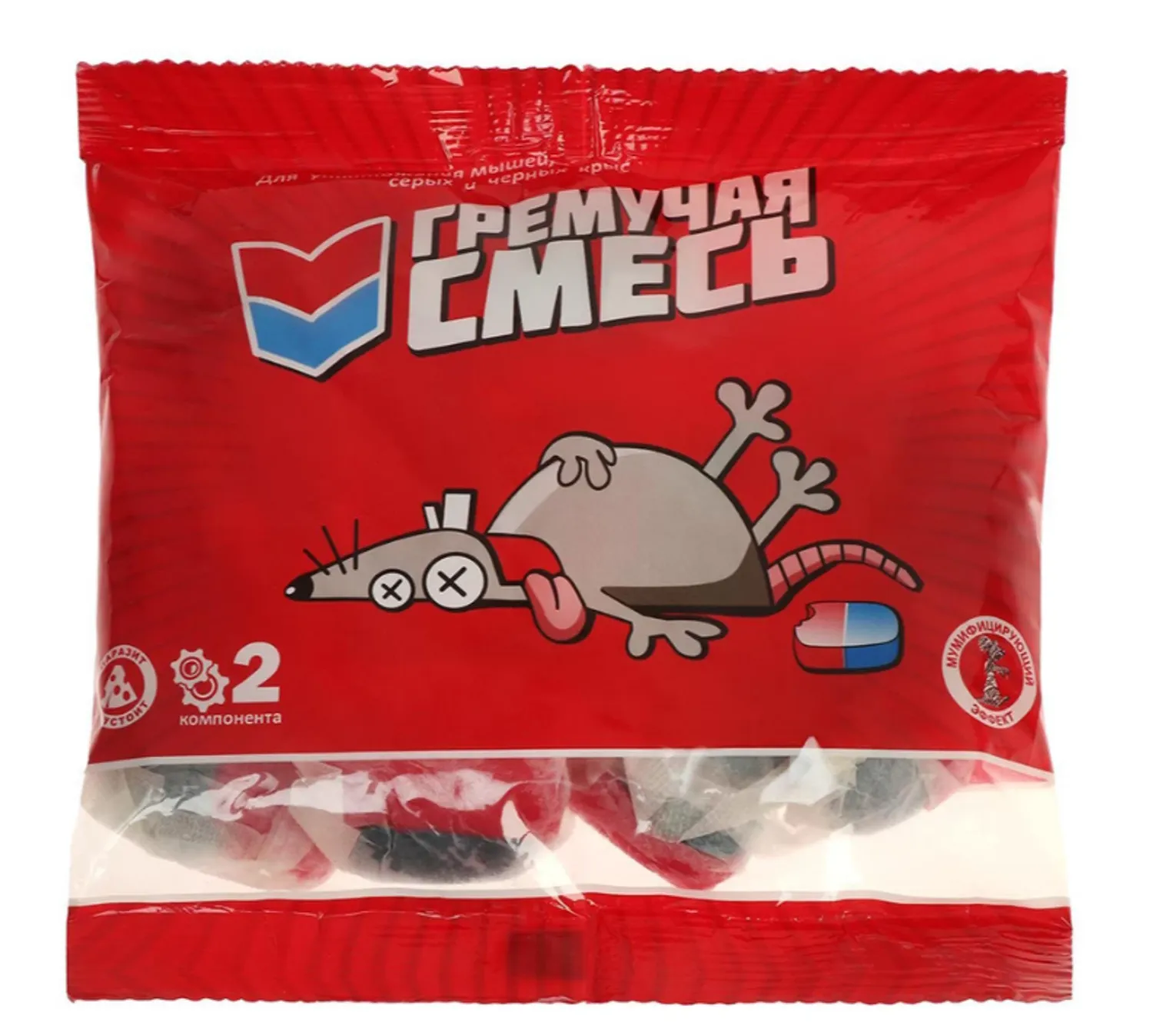 Tip-top - Средство от КРЫС И МЫШЕЙ ГРЕМУЧАЯ СМЕСЬ 2Компонента 200гр