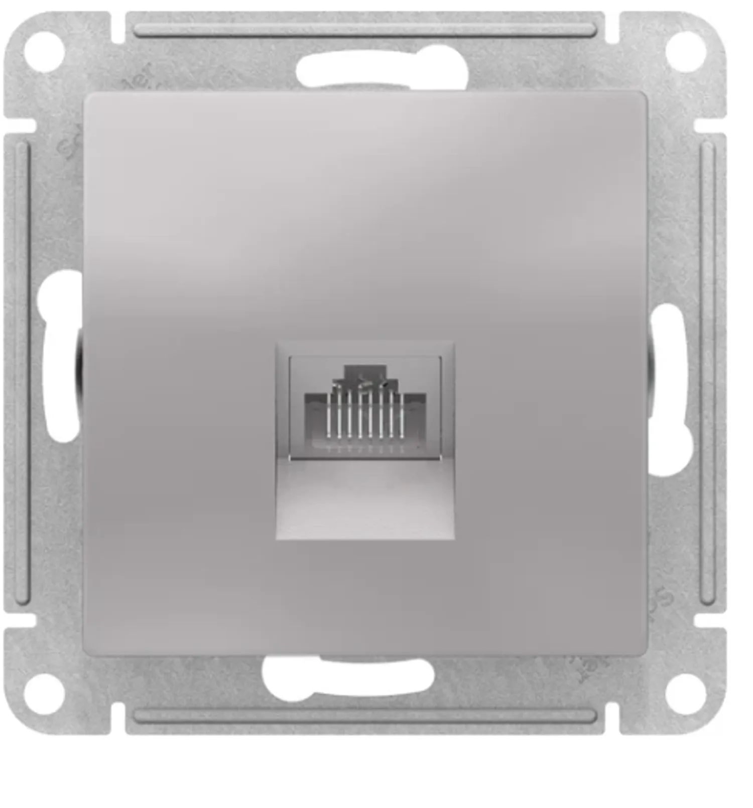 Tip-top - Атлас Design алюминий Розетка 1ая RJ45 механизм ATN000383