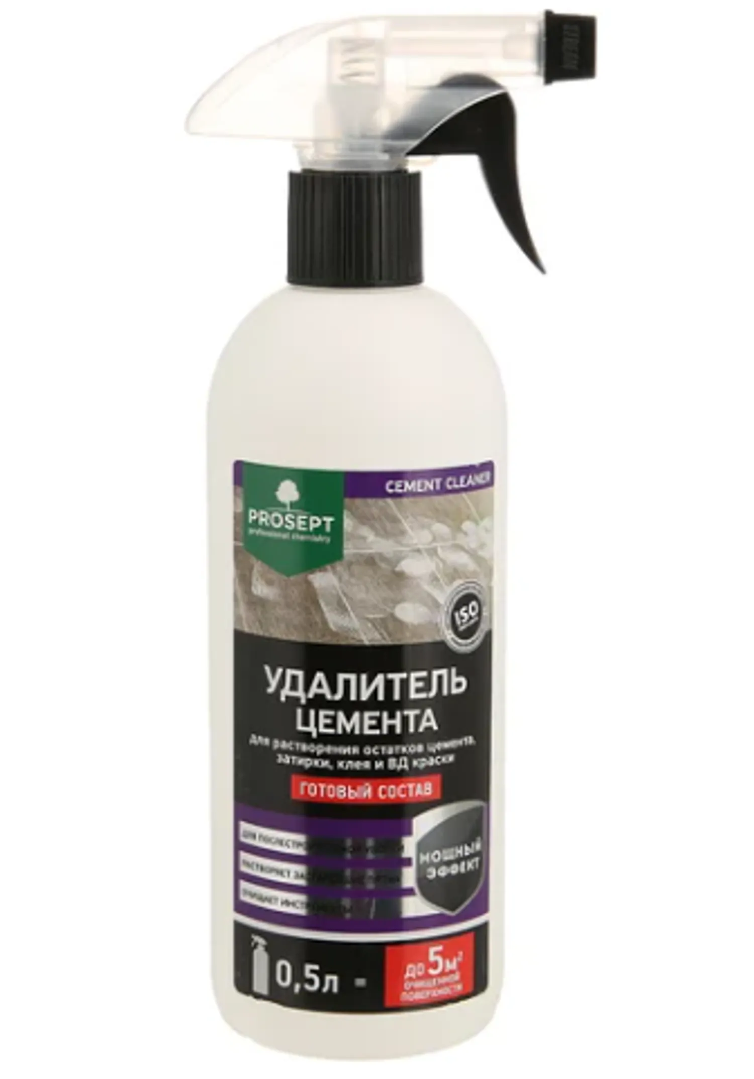 Tip-top - ПРОСЕПТ CEMENT CLEANER Удалитель цемента 1:1,05 л СПРЕЙ готовый состав