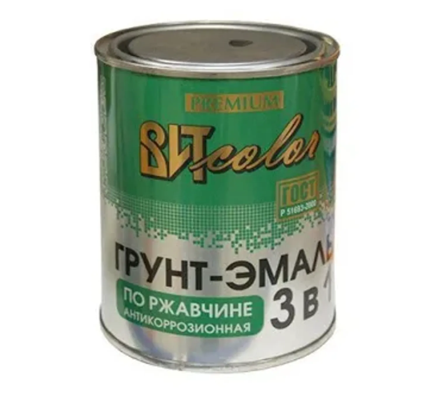 Tip-top - Грунт-эмаль 3в1 черная 1,8кг ВИТ color