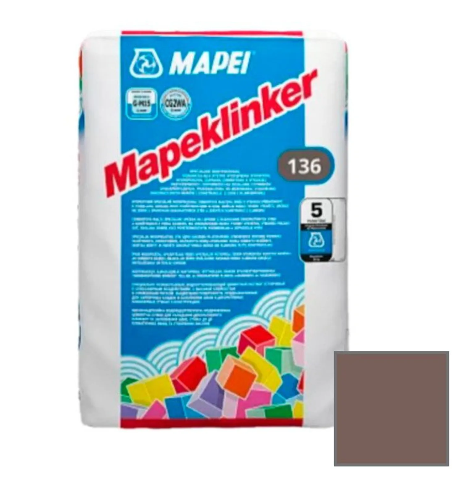 Tip-top - МАПЕЙ MAPECLINKER 136 ГОНЧАР. ГЛИН 25кг Специальный модифиц.цветной ра
