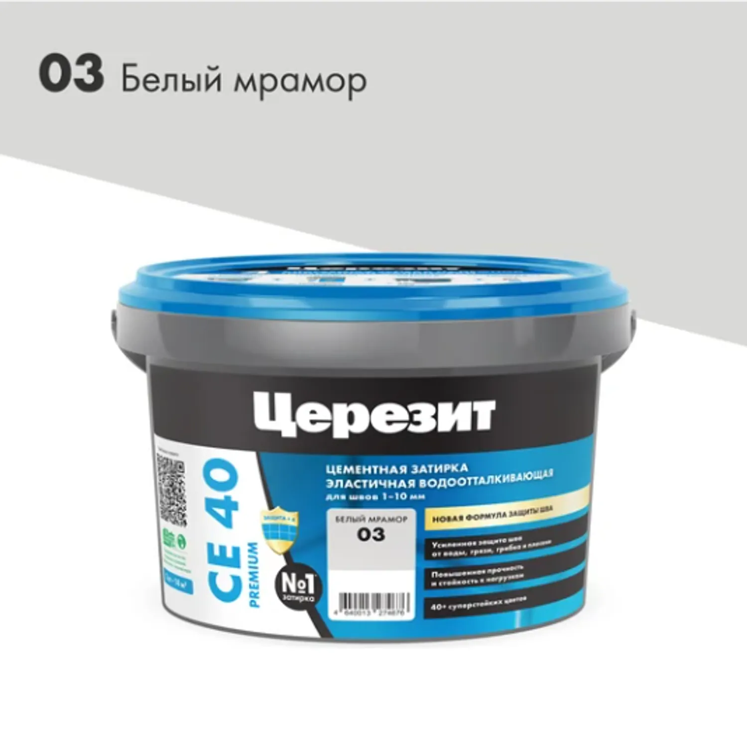 Tip-top - Церезит затирка СЕ 40 белый мрамор 2кг 2621567