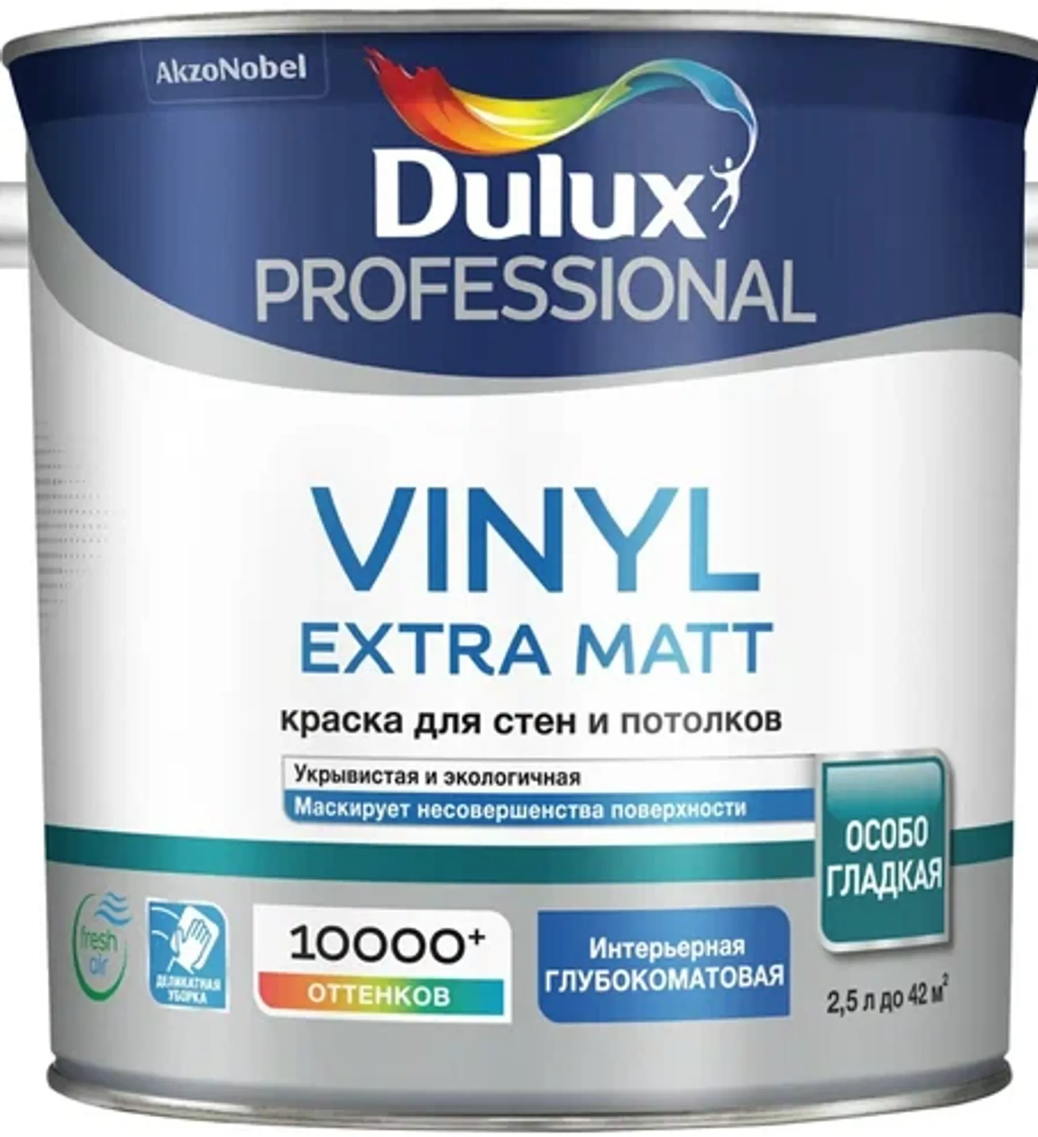 Tip-top - Краска Luxium Professional Vinyl Extra Matt глуб/мат BW 2,5л 50034802