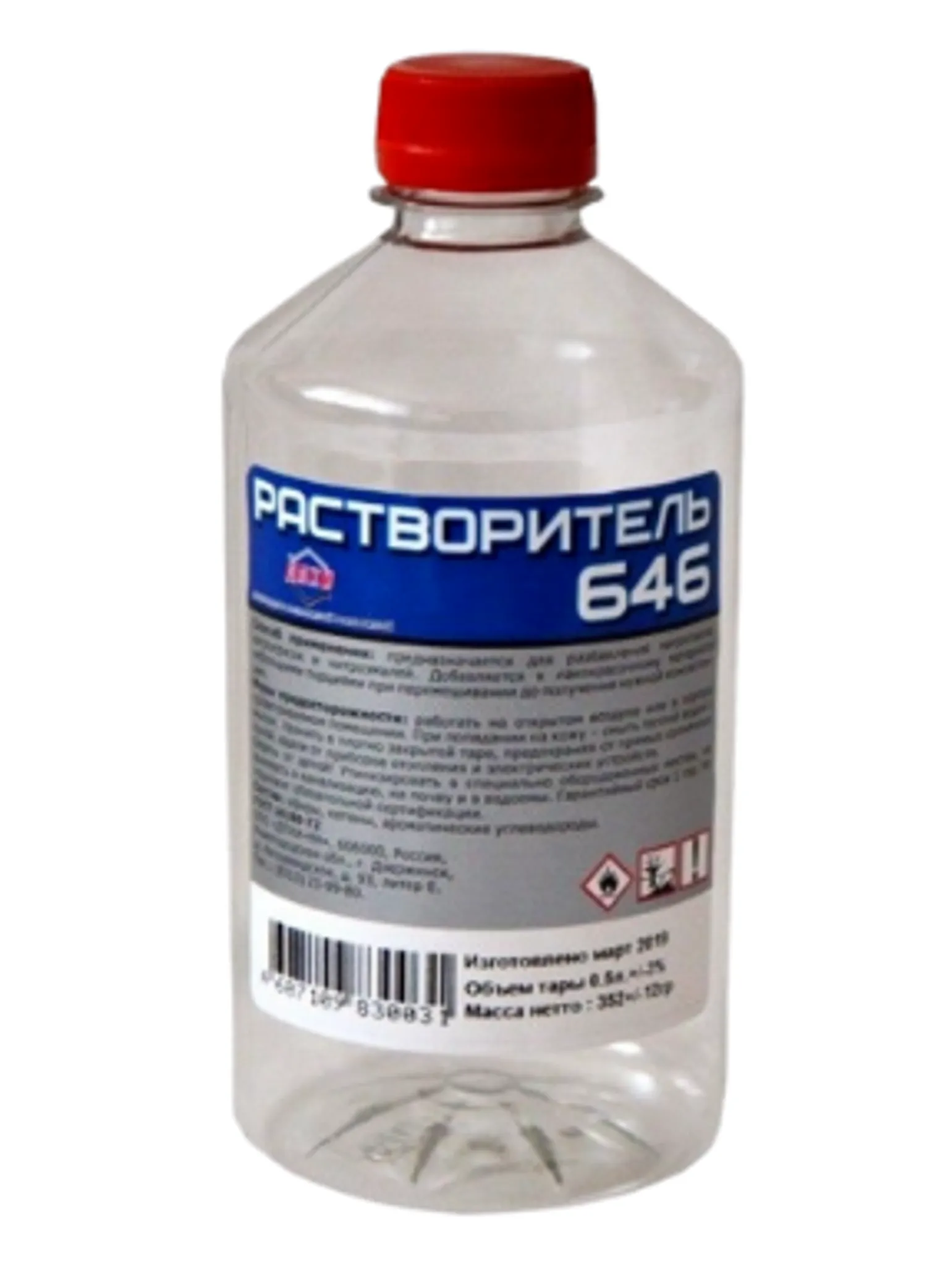 Tip-top - Растворитель 646 ГОСТ Кан Дзержинск 0.5 л ДПХИ/25