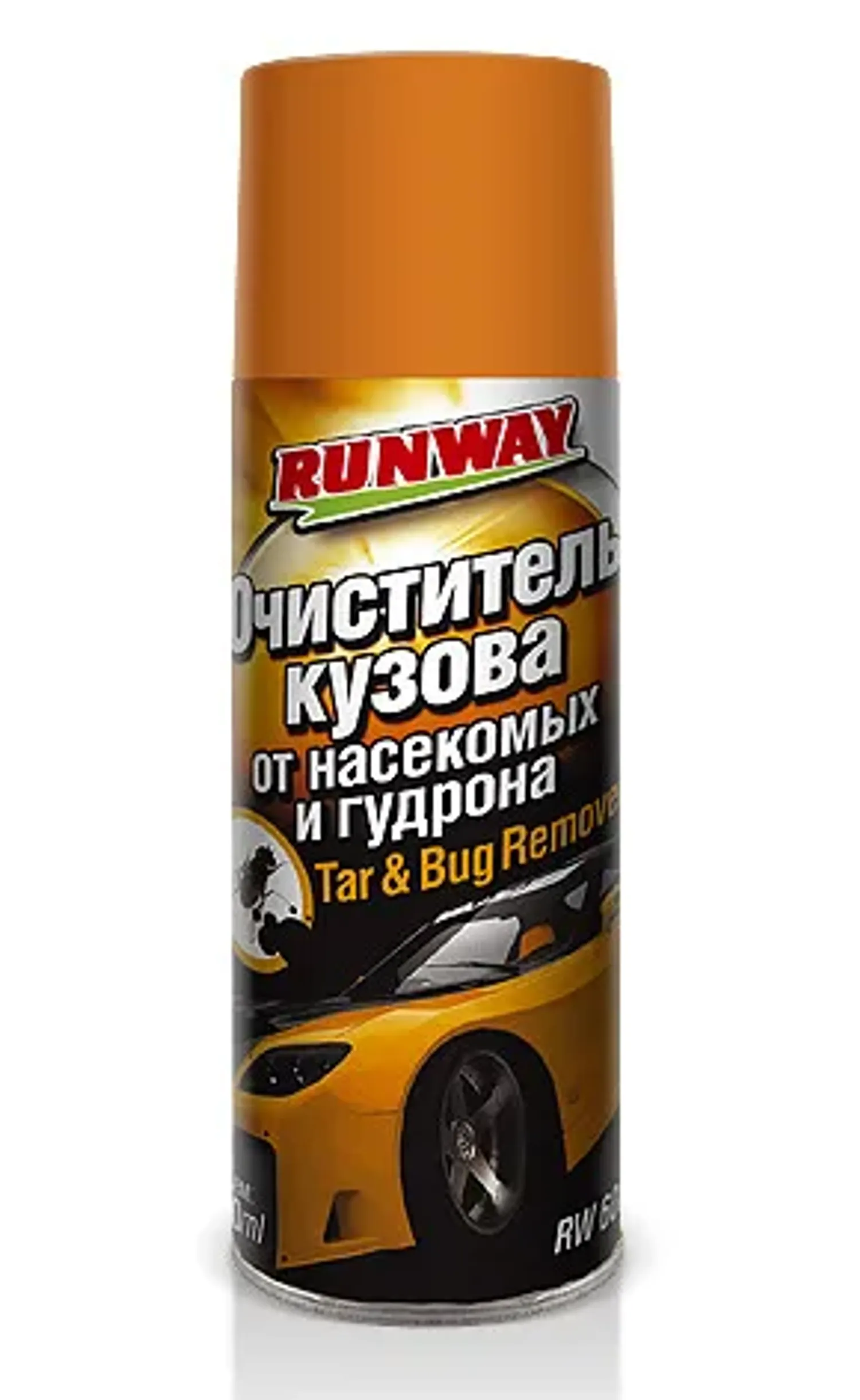Tip-top - Очиститель кузова от насекомых и гудрона 450мл RUNWAY RW6089 аэр