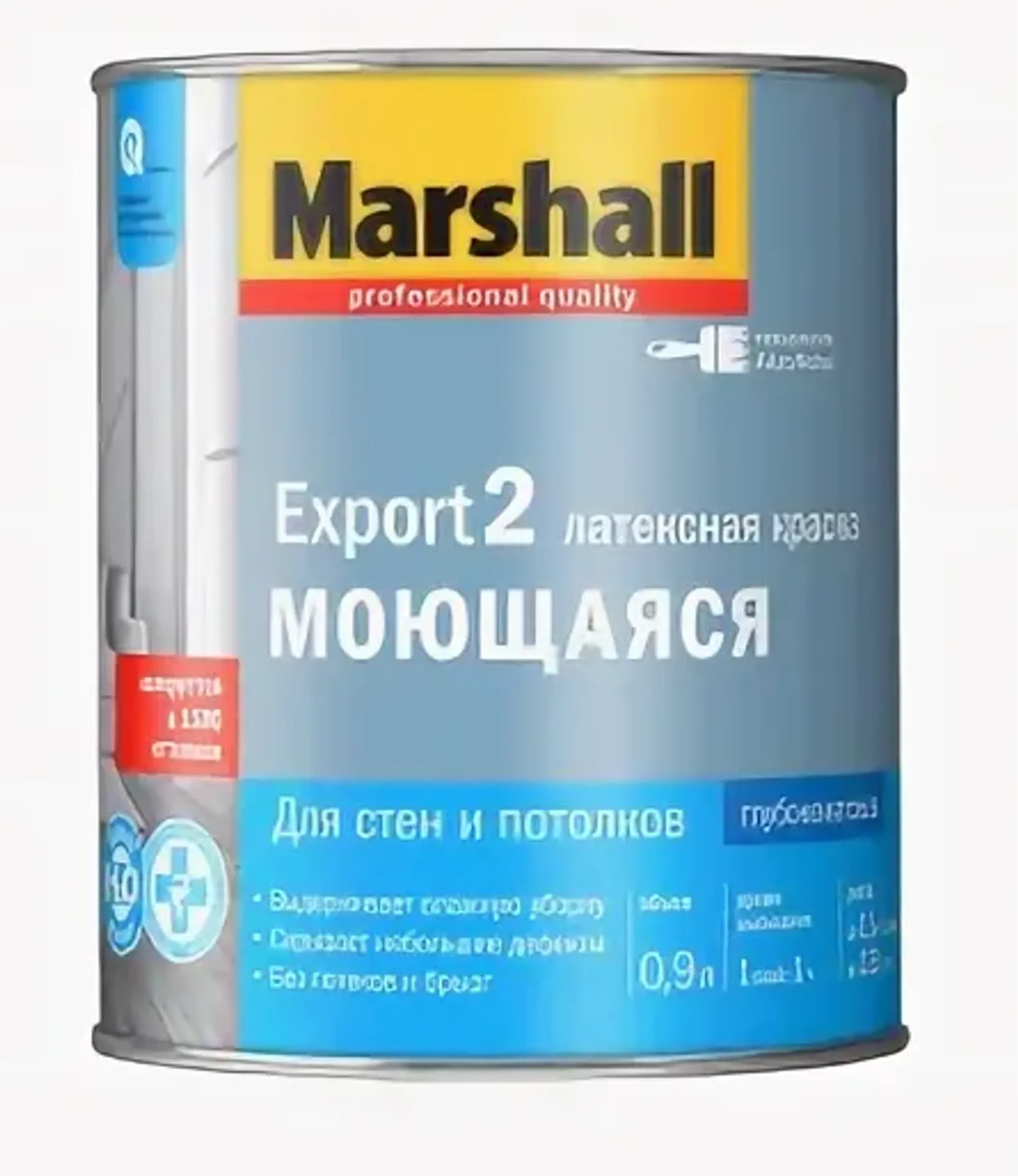 Tip-top - Краска Маршал Expot 2 ВW 0.9л глубокомат. латексная 5248796/50036073