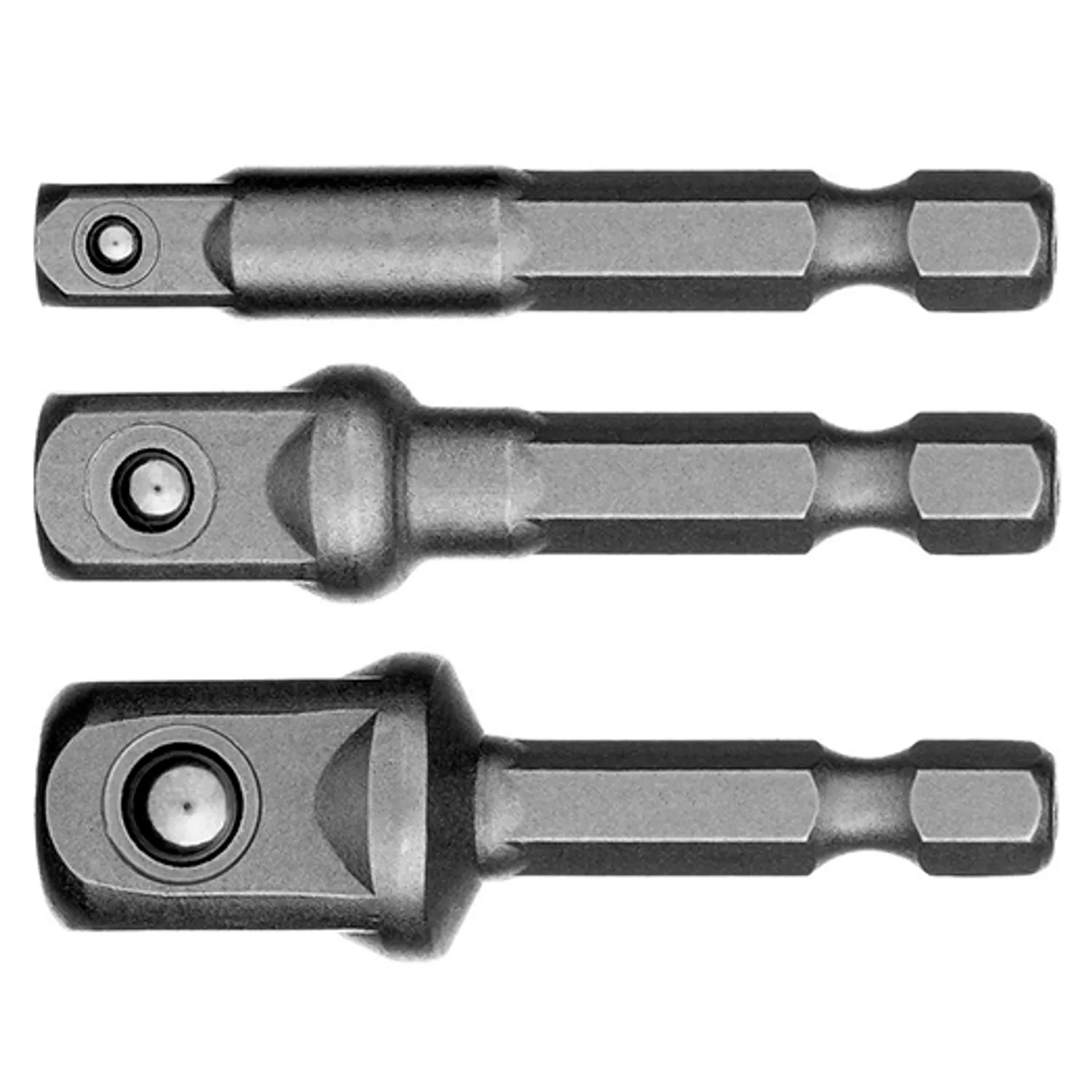Tip-top - Адапторы для торцевых головок 3предмета 1/4-1/4, 1/4-3/8, 1/4-1/2 50мм