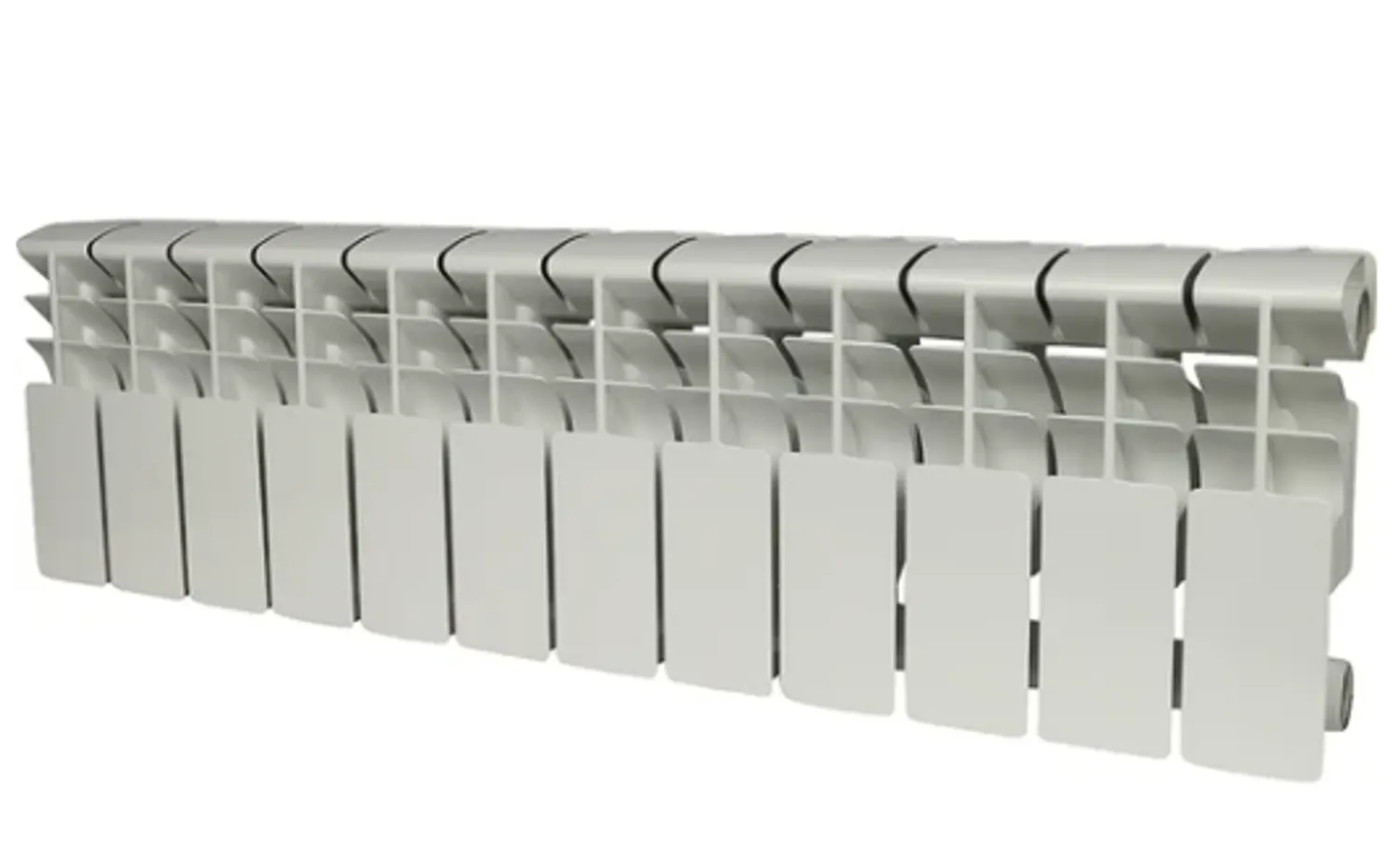Tip-top - Радиатор МИНИ алюминевый 12 секций ROMMER 200/100